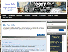 Tablet Screenshot of historybuffs.co.za